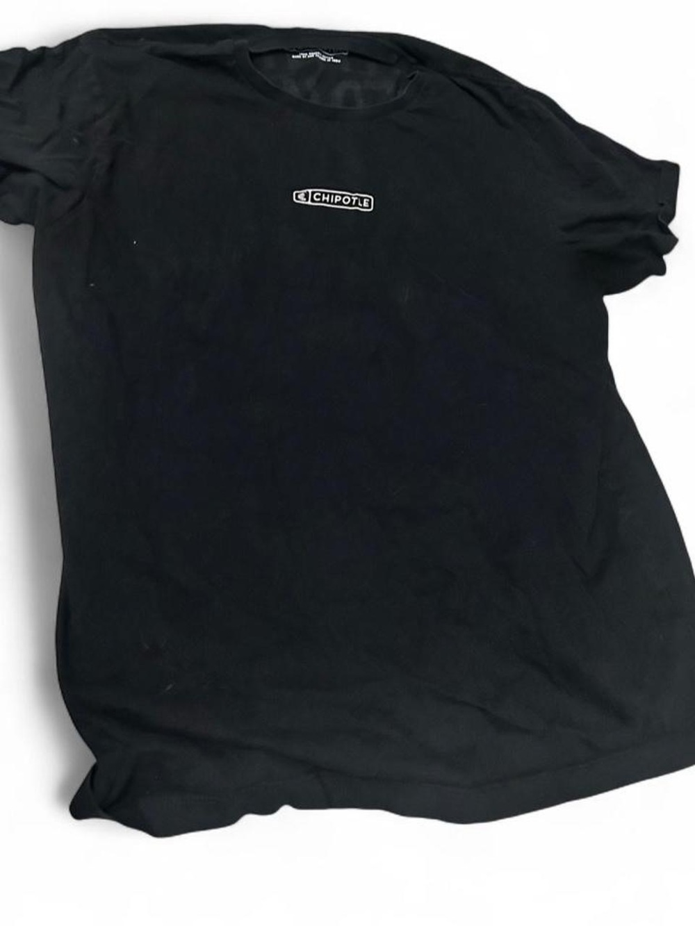 Loomstate Black Tee with White Chipotle Print